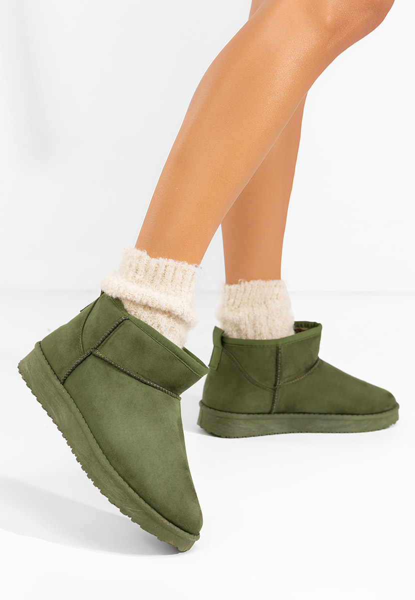 Зимни дамски Ботинки Andora зелен