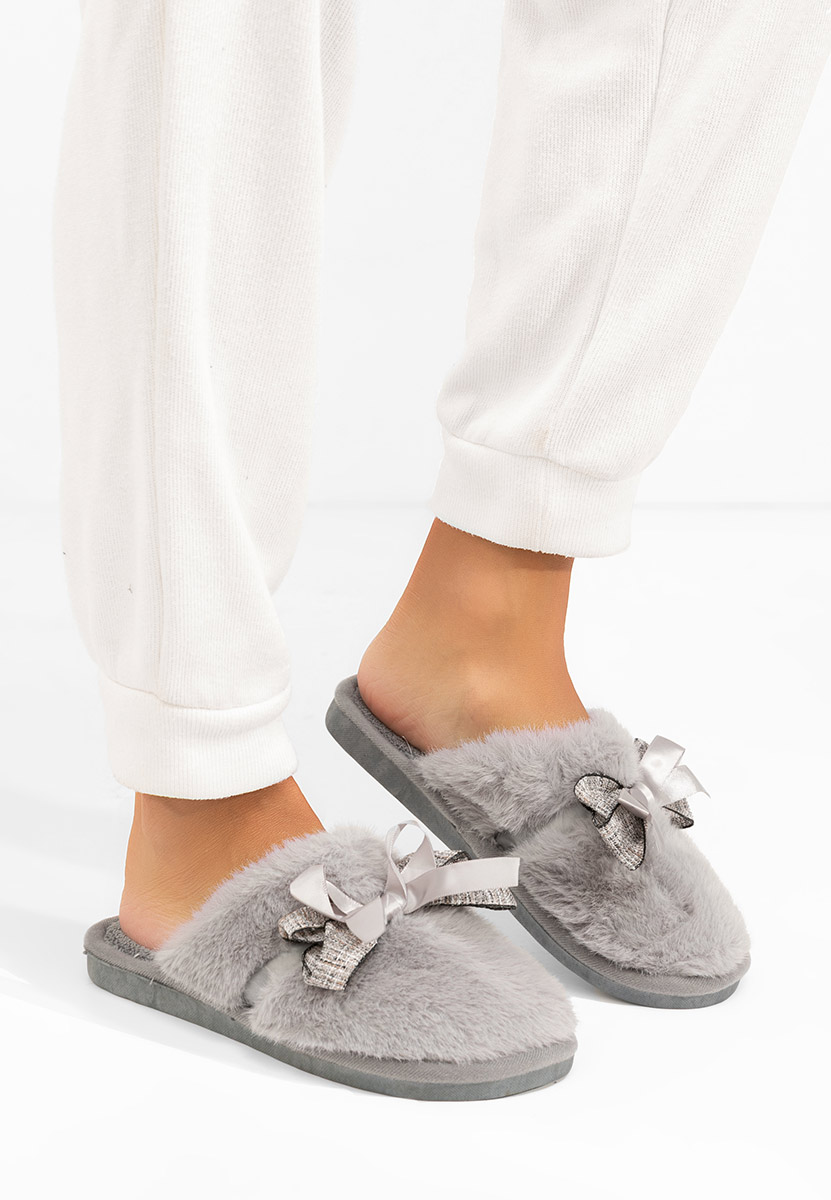 Дамски чехли Aviresa сив