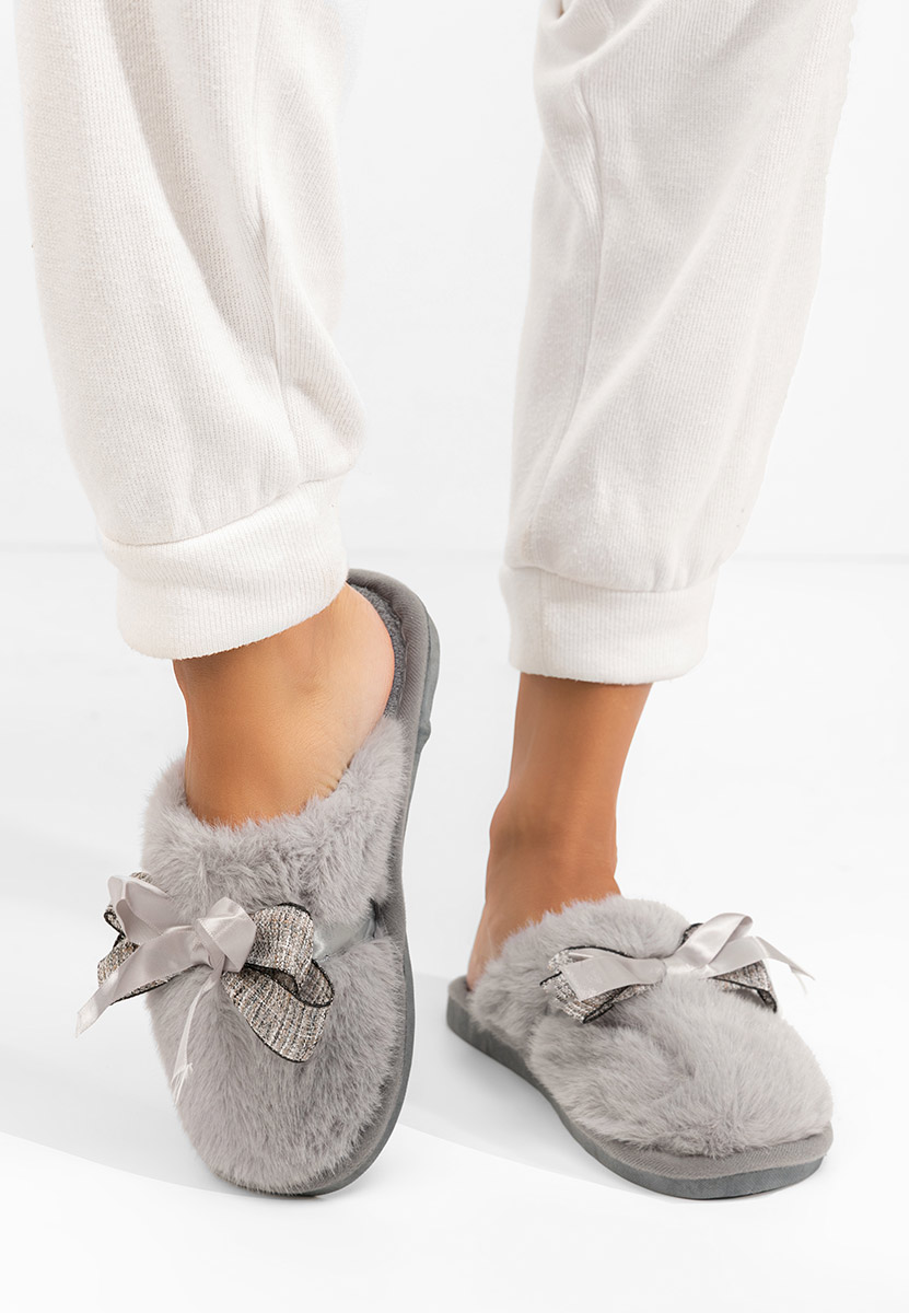 Дамски чехли Aviresa сив