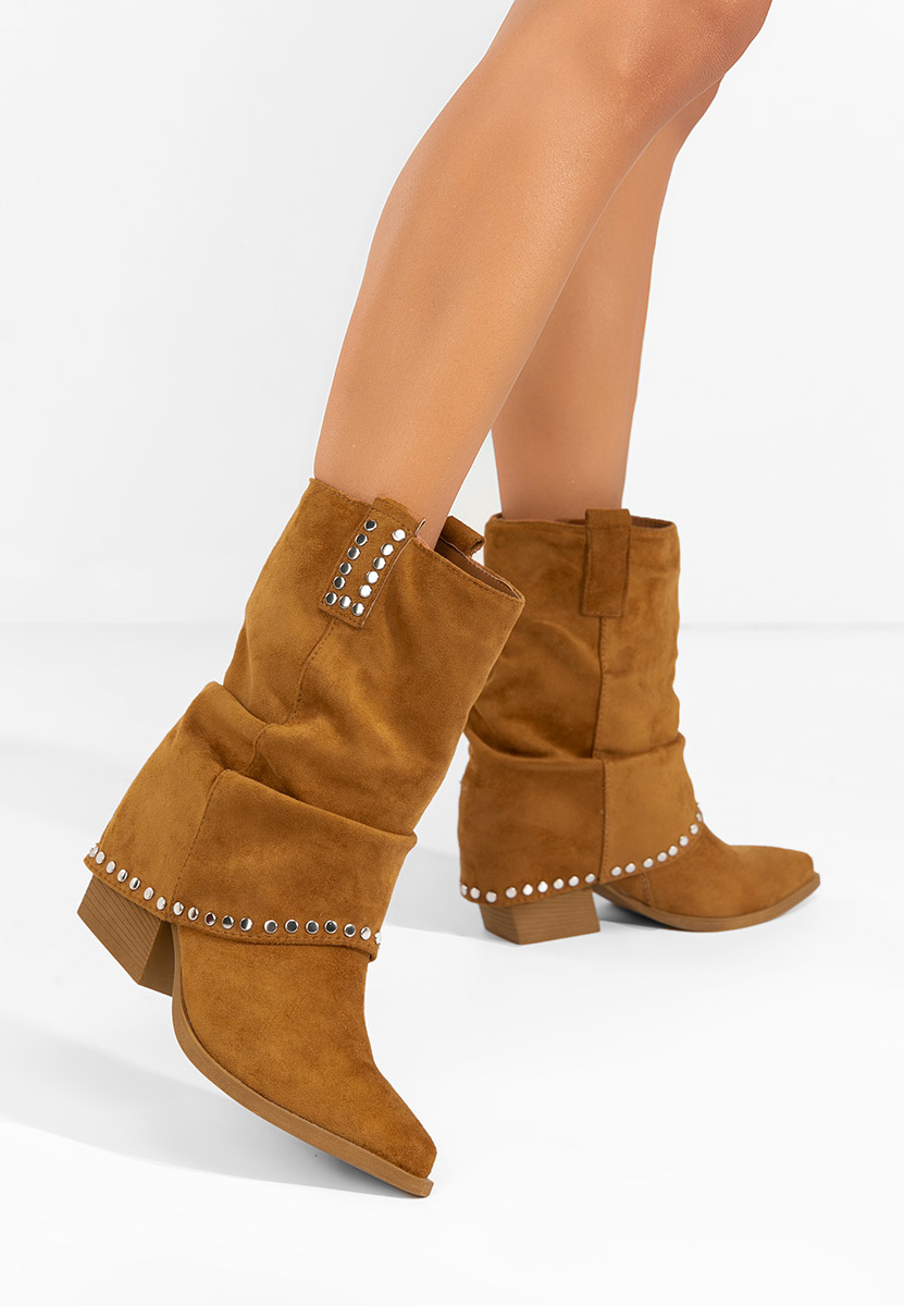 Дамски ботуши Vedala камел