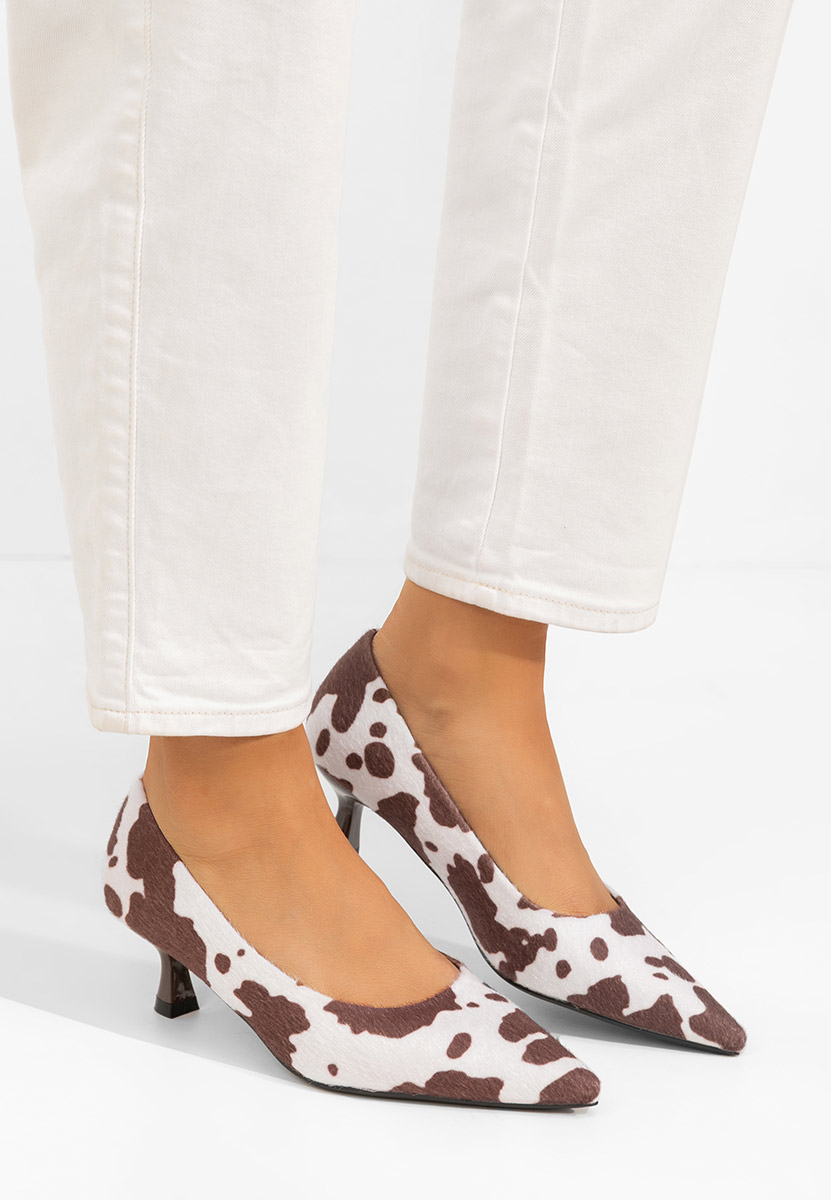 Oбувки на нисък ток Glimera животински принт