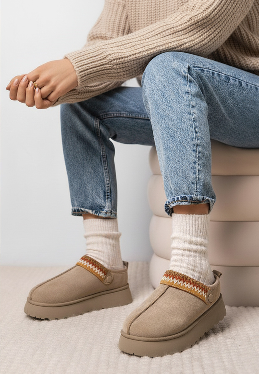 Дамско сабо Frovia каки