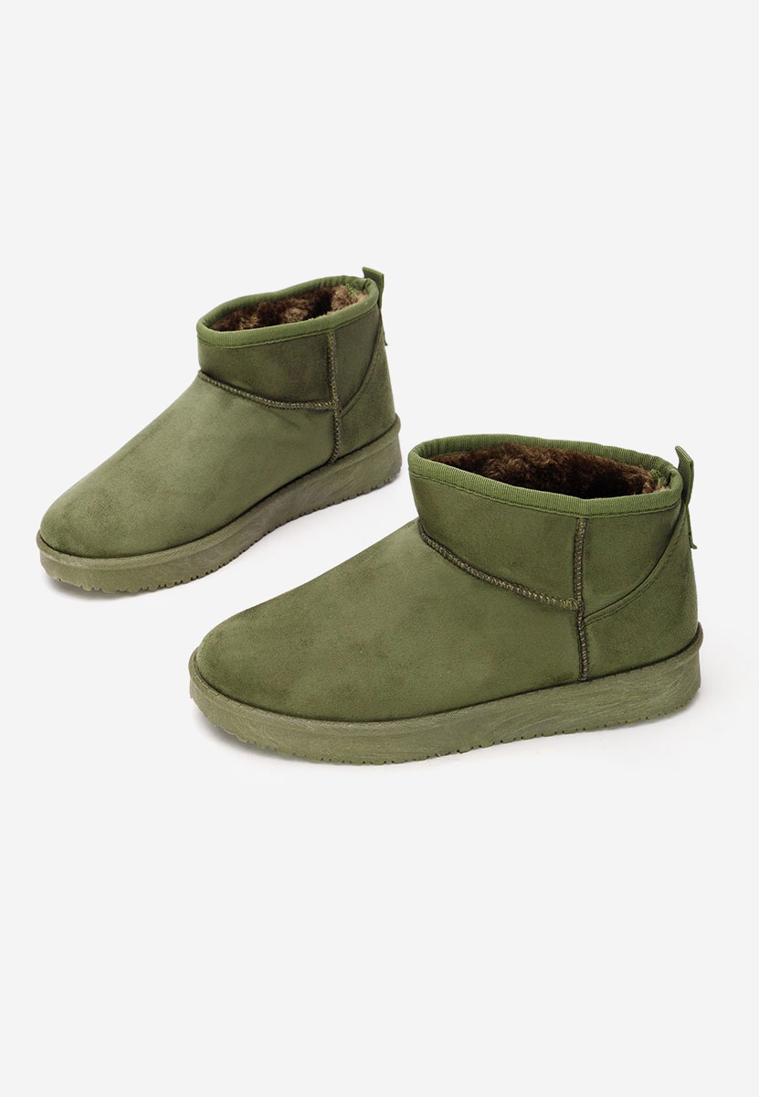 Зимни дамски Ботинки Andora зелен