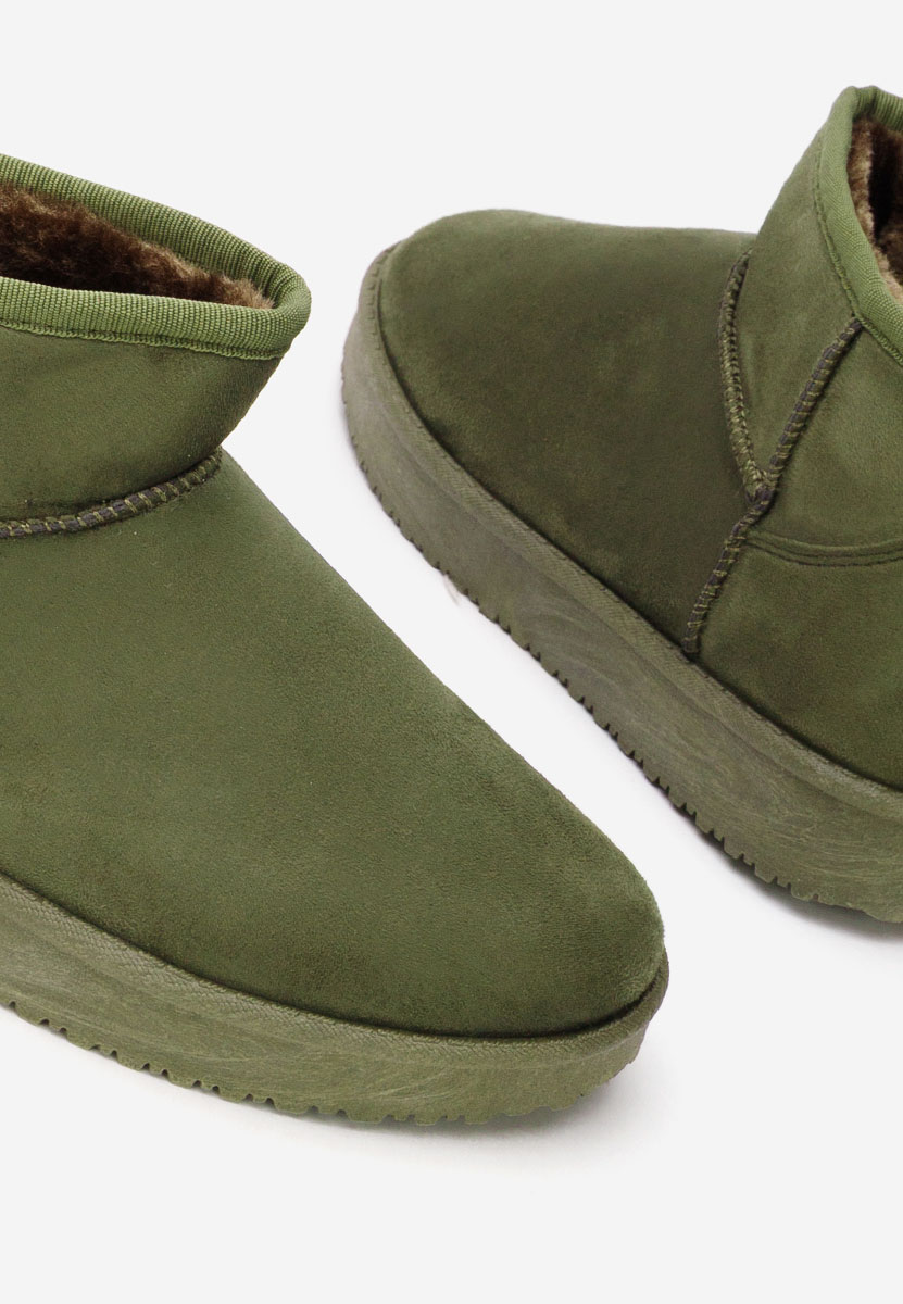 Зимни дамски Ботинки Andora зелен