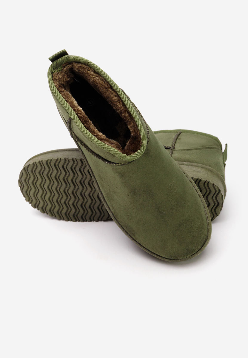 Зимни дамски Ботинки Andora зелен