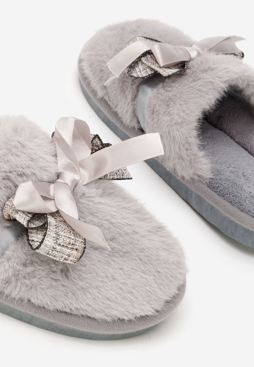 Дамски чехли Aviresa сив