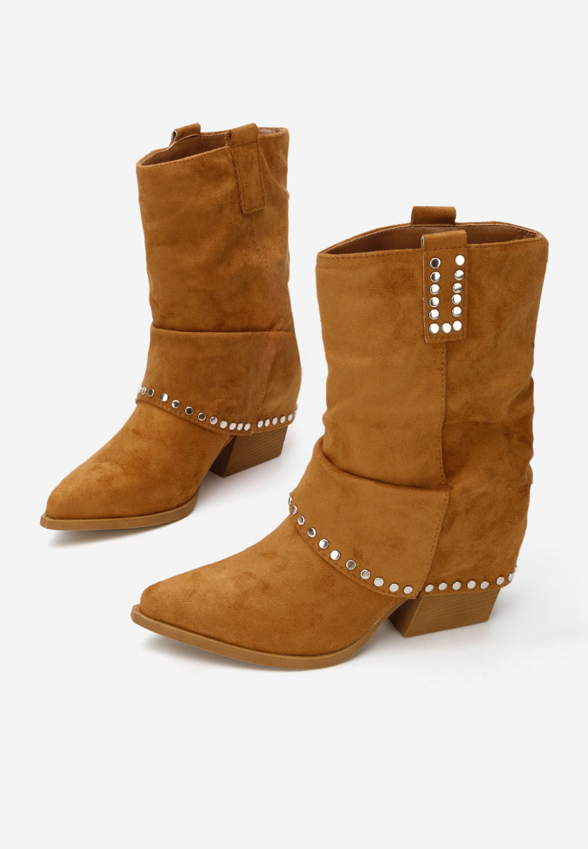 Дамски ботуши Vedala камел