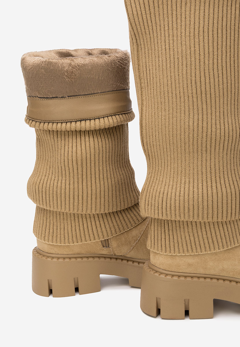 Дамски ботуши Michelina каки