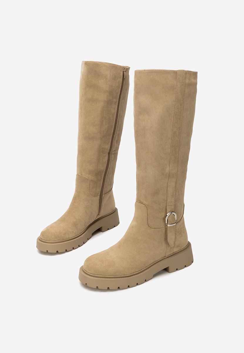 Високи ботуши Sinoma бежов