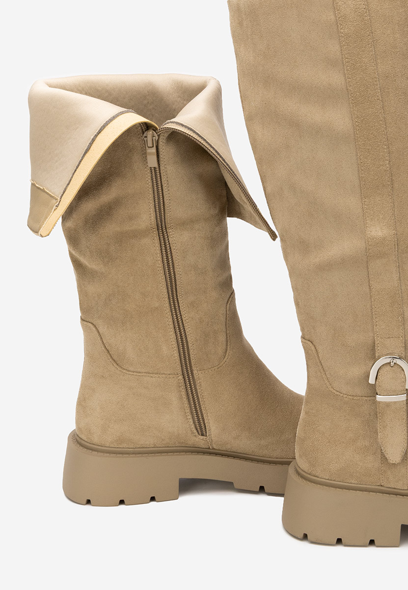 Високи ботуши Sinoma бежов