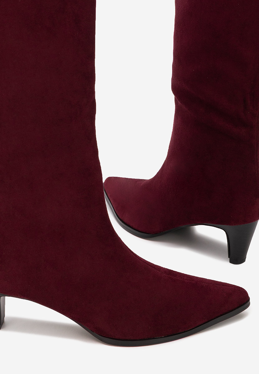 Дамски чизми Favora бордо