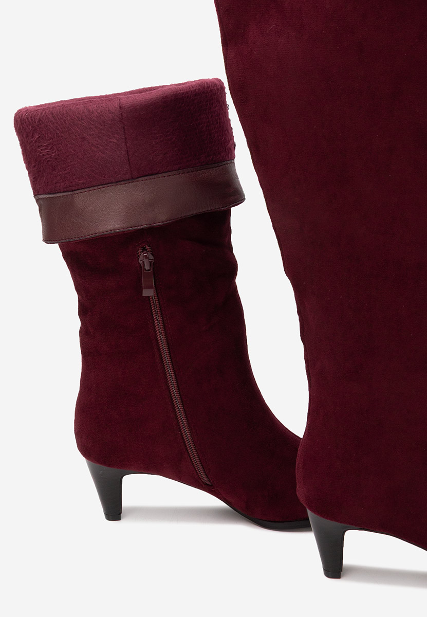 Дамски чизми Favora бордо