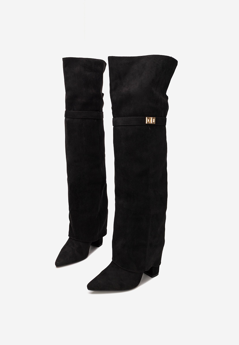 Чизми над коляното Crisia V2 черен
