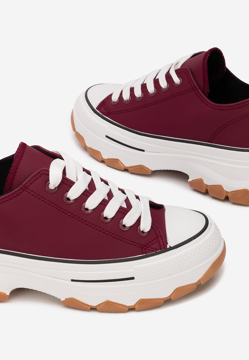 Кецове на платформа Raviana V4 Винено червено