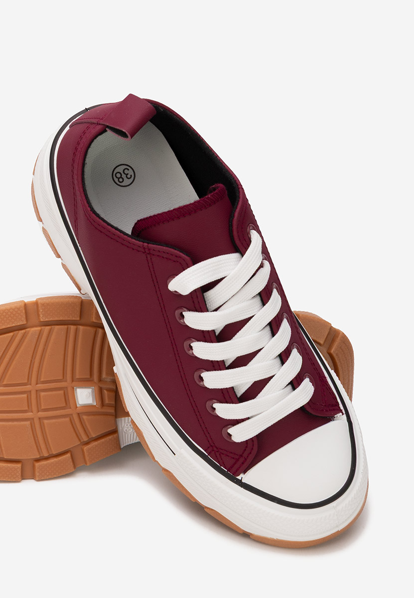 Кецове на платформа Raviana V4 Винено червено