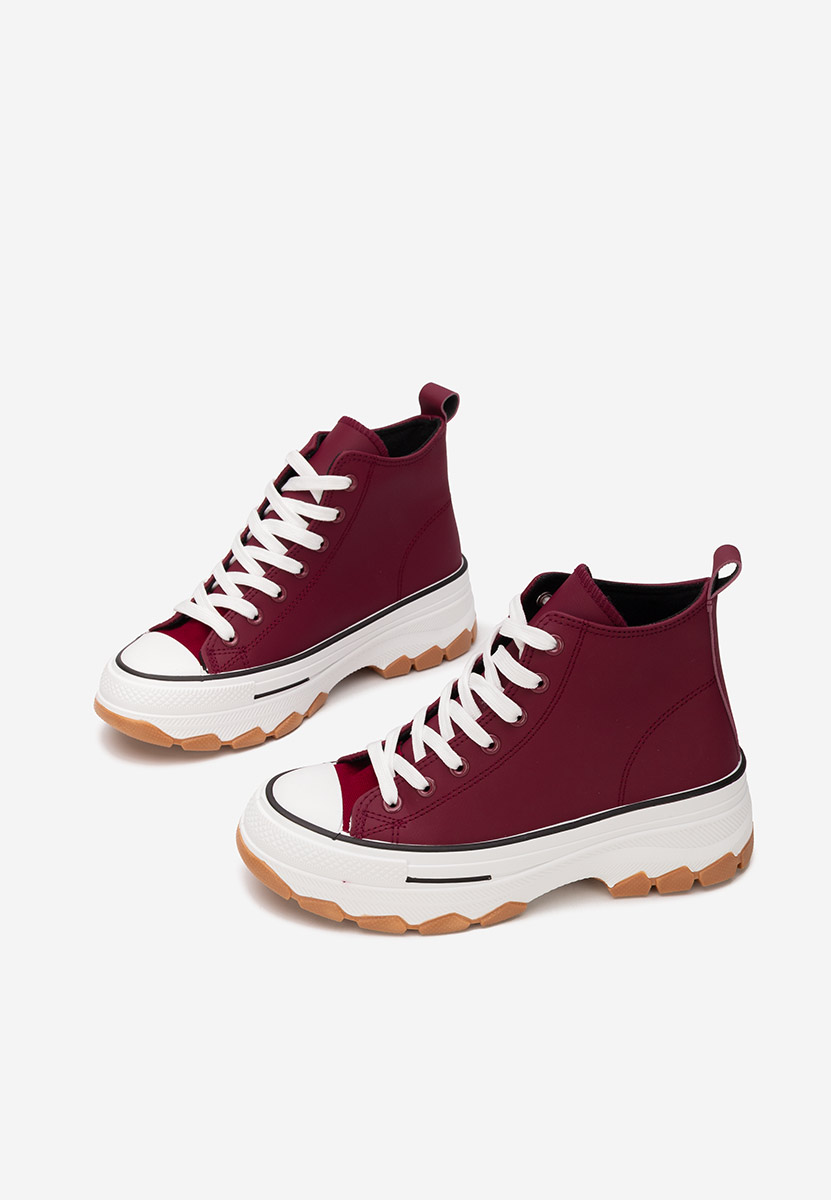 Кецове на платформа Raviana V5 Винено червено