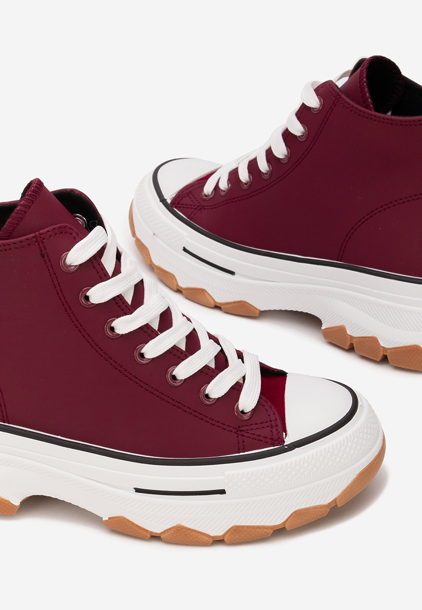 Кецове на платформа Raviana V5 Винено червено