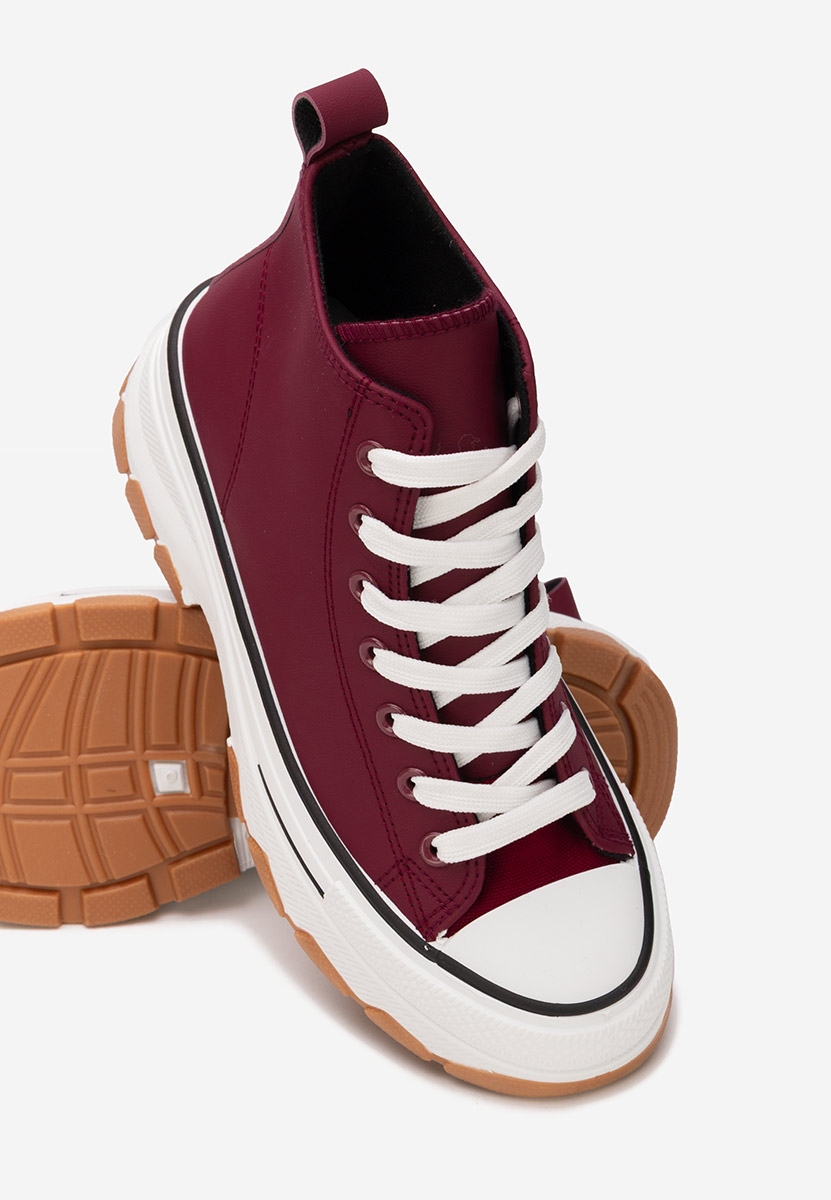 Кецове на платформа Raviana V5 Винено червено