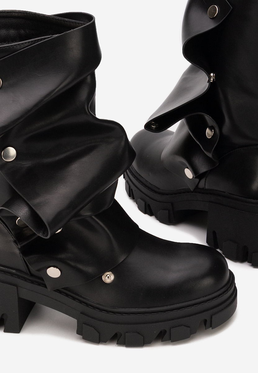 Дамски ботуши Valena черен