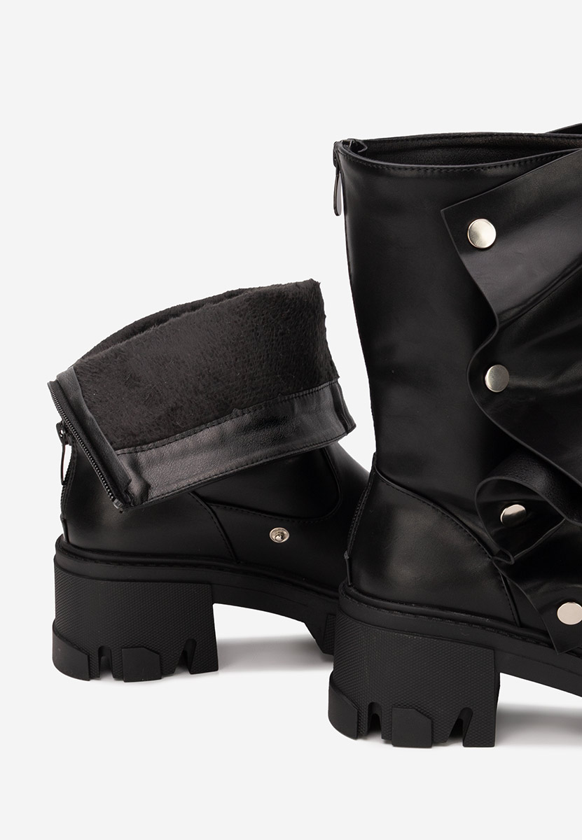 Дамски ботуши Valena черен