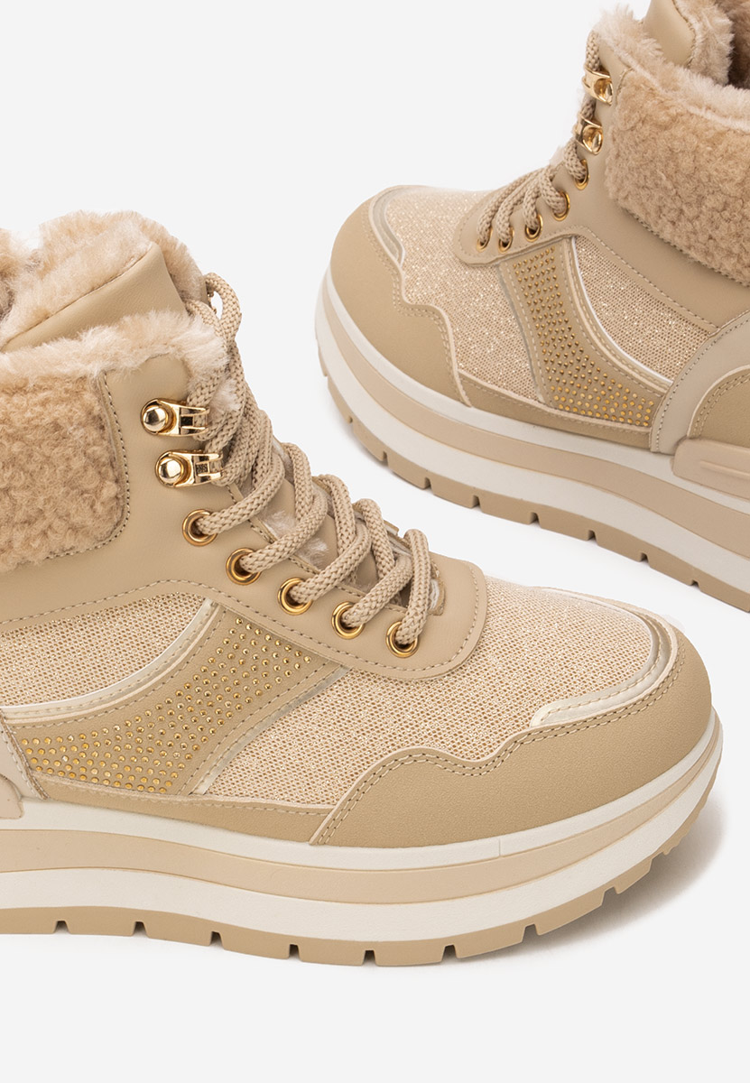 Cникърси на платформа Nabila каки