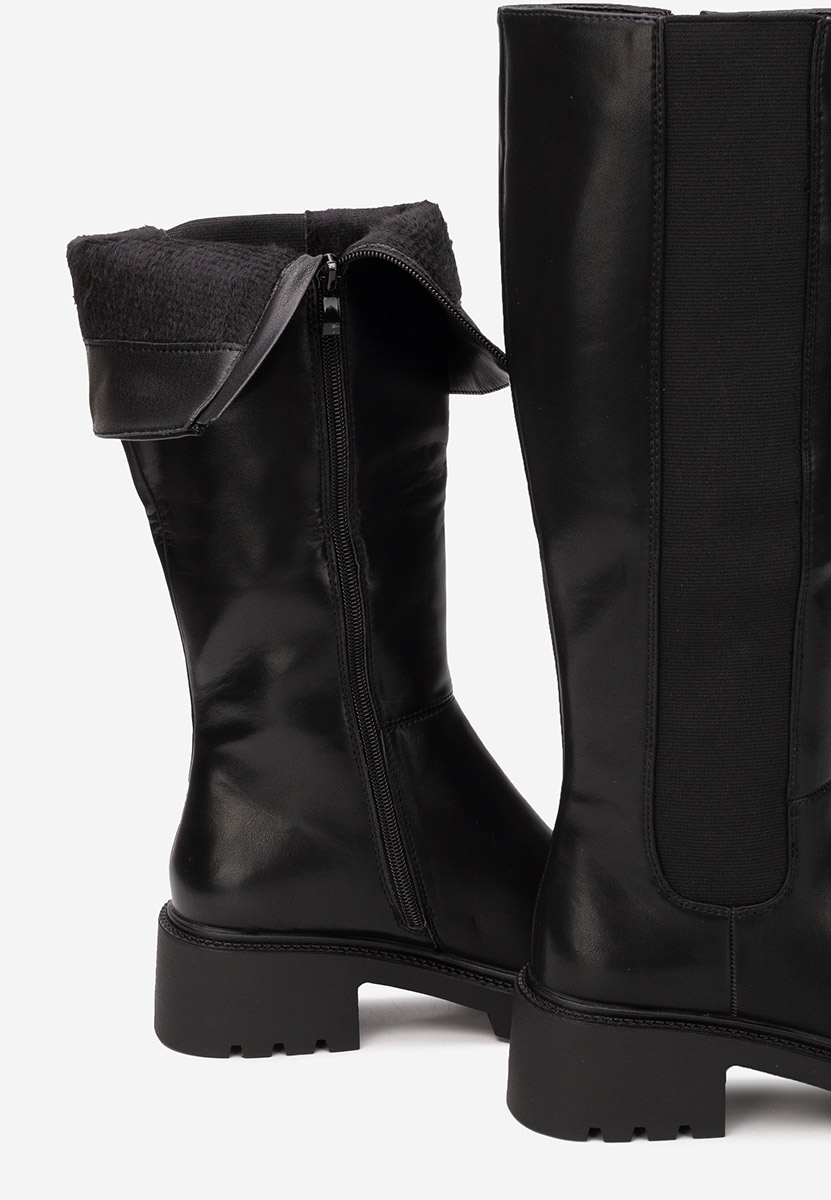 Високи ботуши Calipso черен