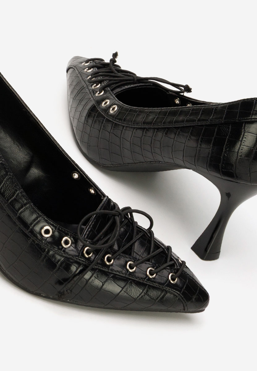 Обувки стилето Jasoria черни