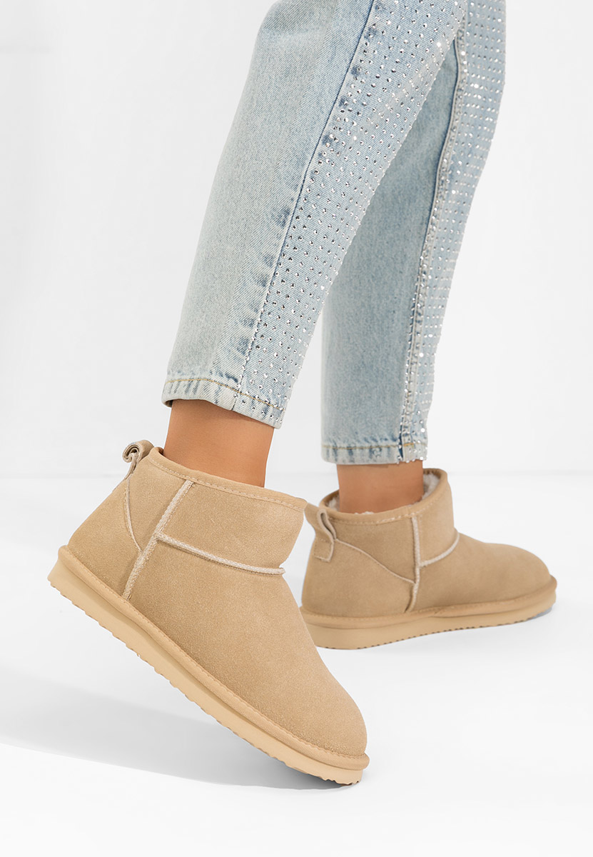 Дамски ботуши Crisea V3 бежов