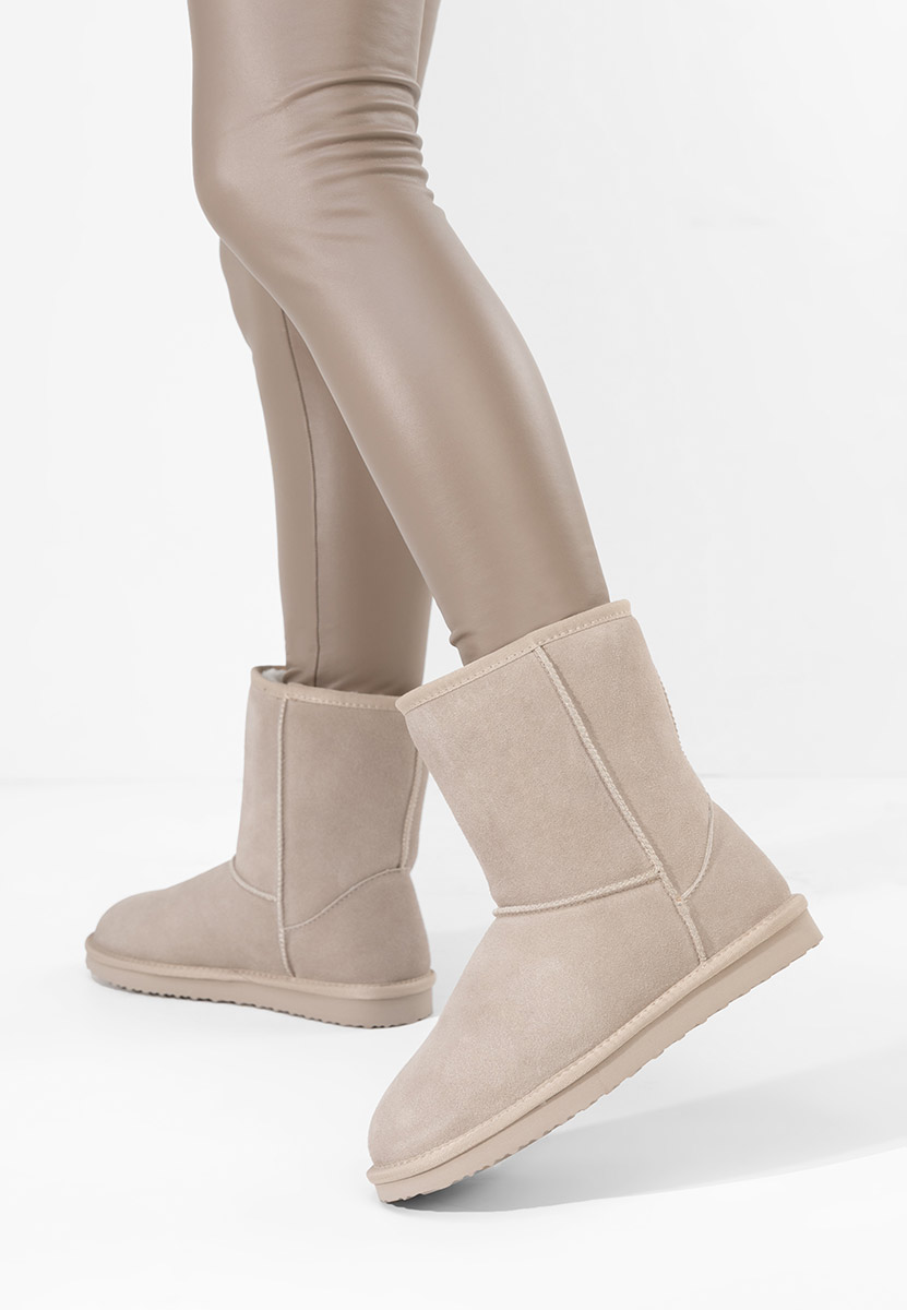 Дамски ботуши Crisea бежов