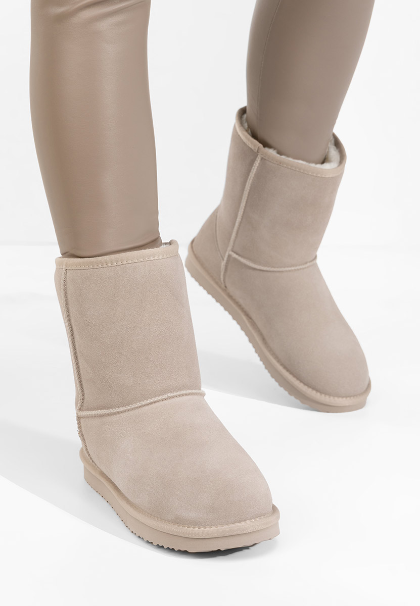 Дамски ботуши Crisea бежов