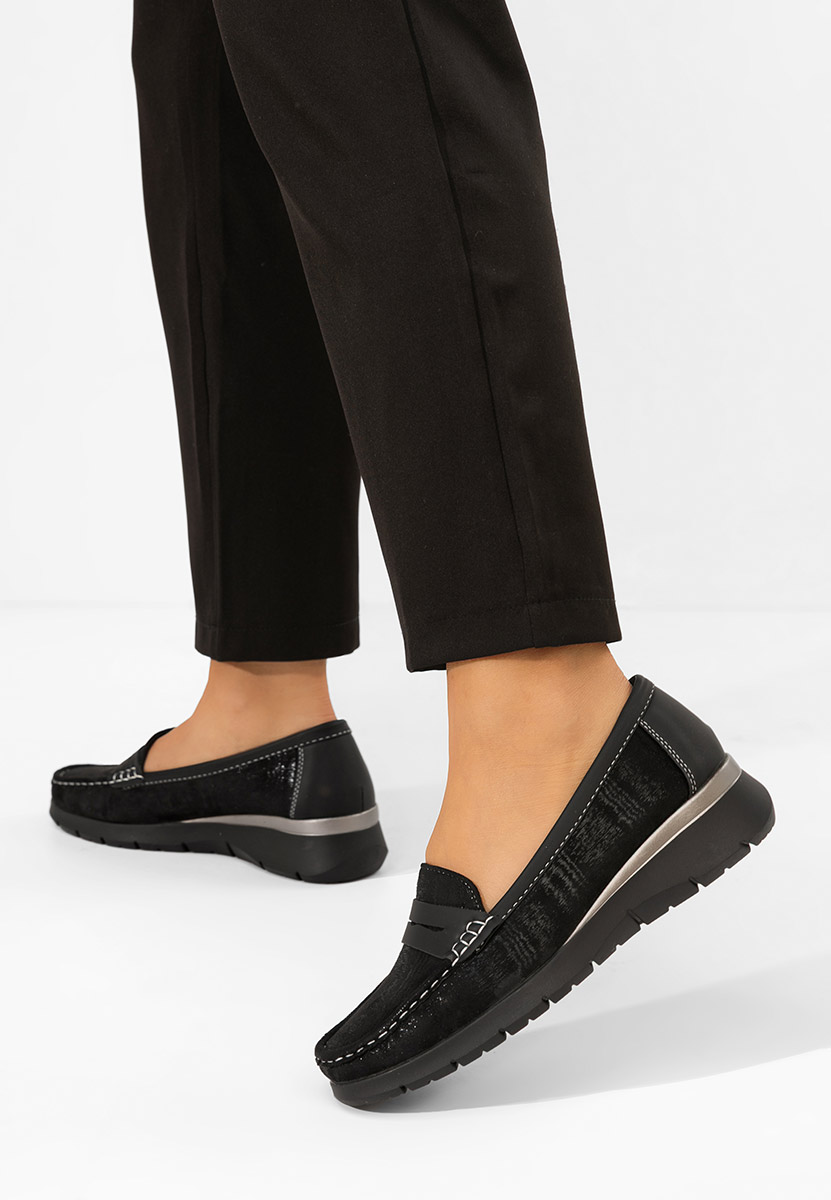 Дамски мокасини Martinea черни