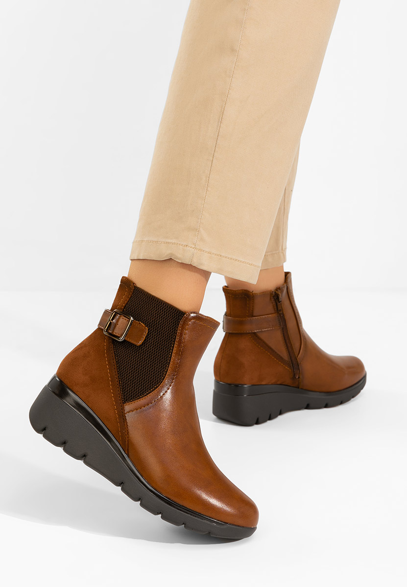 Боти на платформа Ritama кафяв
