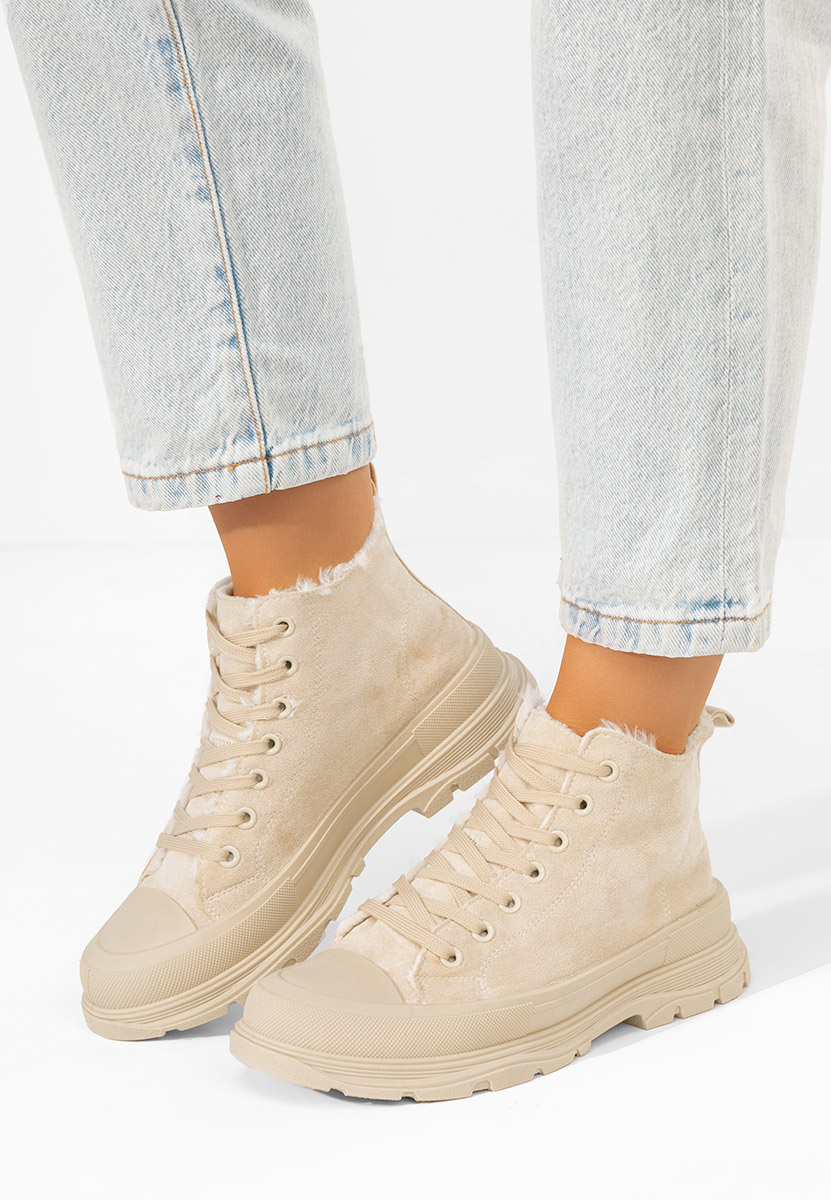 дамски кецове Nicki бежов