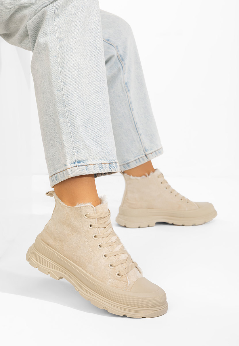 дамски кецове Nicki бежов