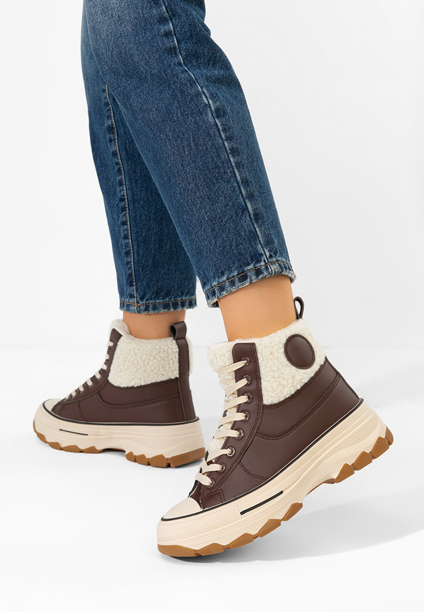 дамски кецове Oziana кафяв