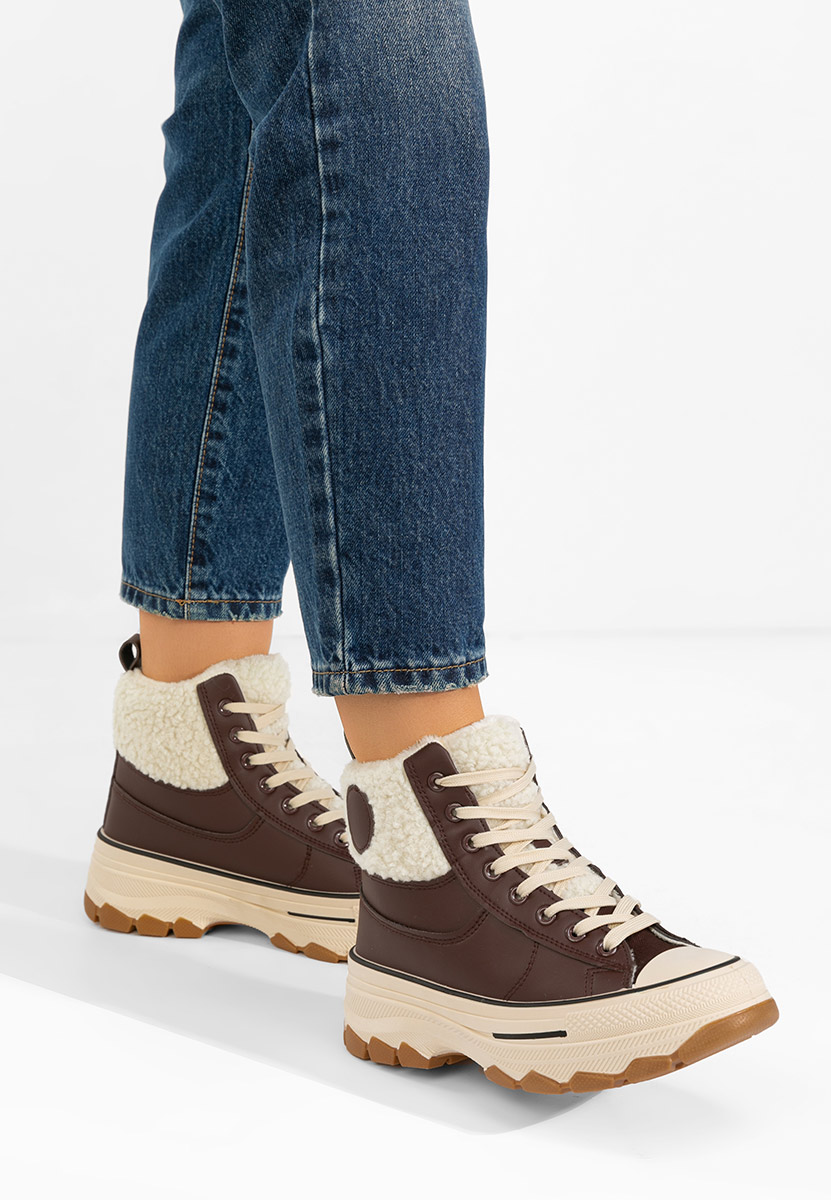 дамски кецове Oziana кафяв