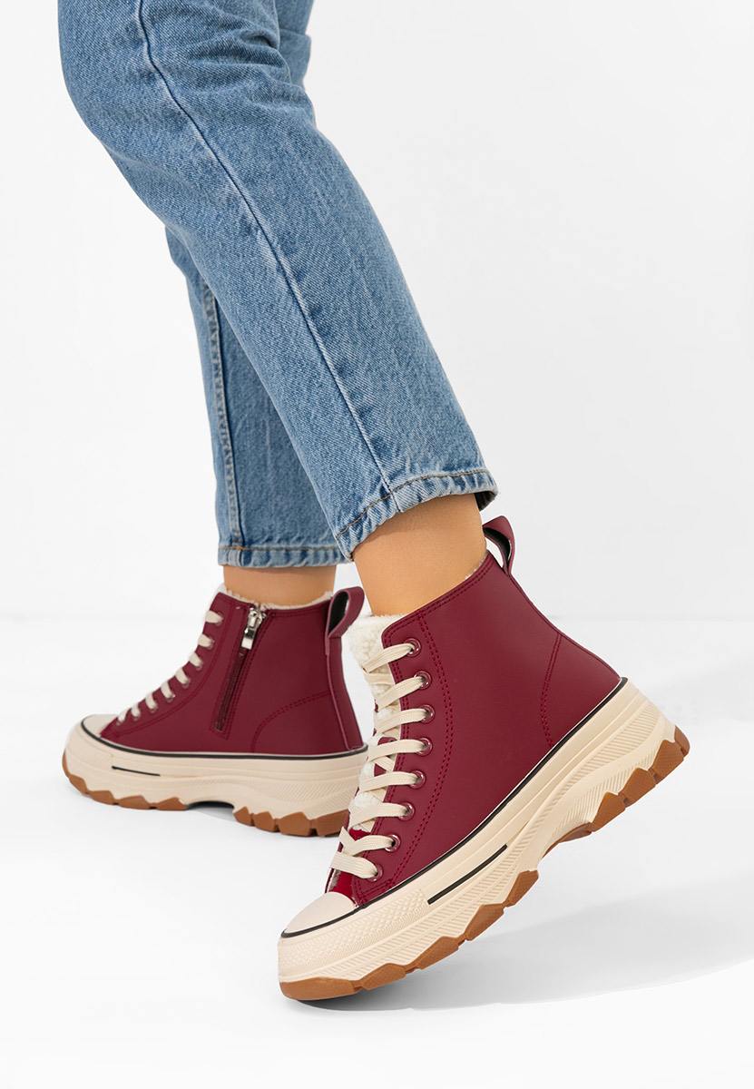 дамски кецове Raviana V7 Винено червено