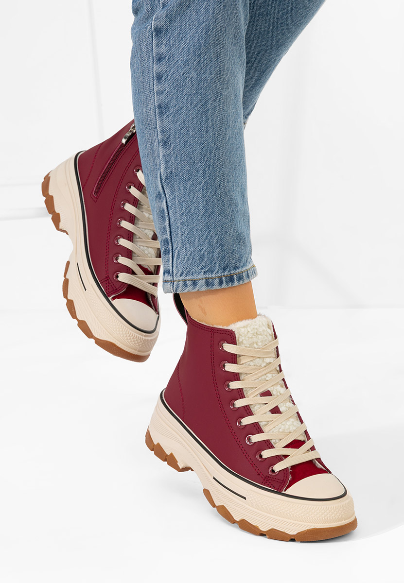 дамски кецове Raviana V7 Винено червено