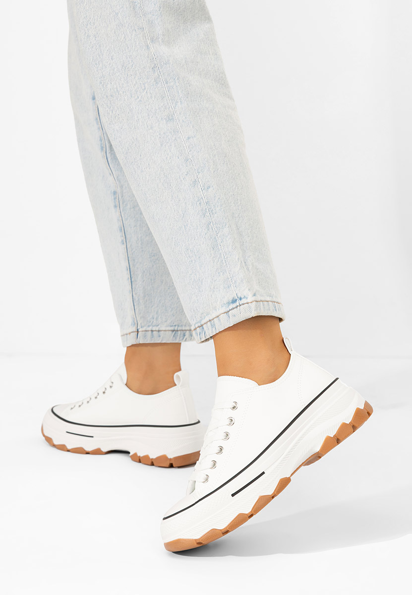 Кецове на платформа Raviana V4 бели