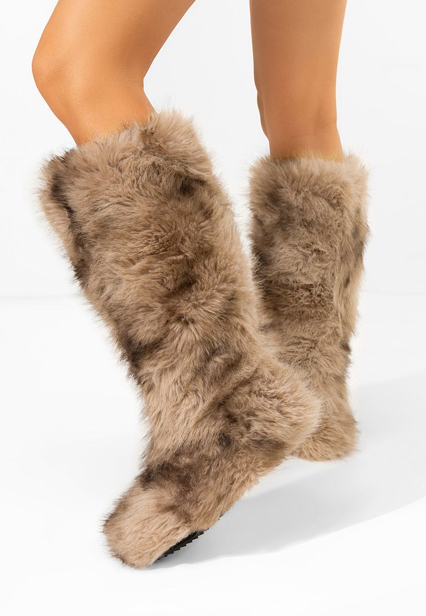 Зимни дамски ботуши Gelira каки