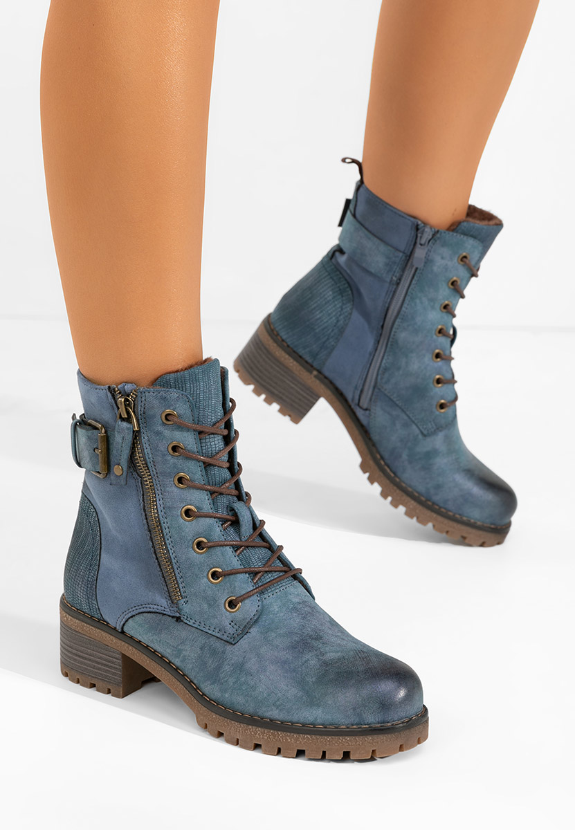 Дамски боти Jameia син