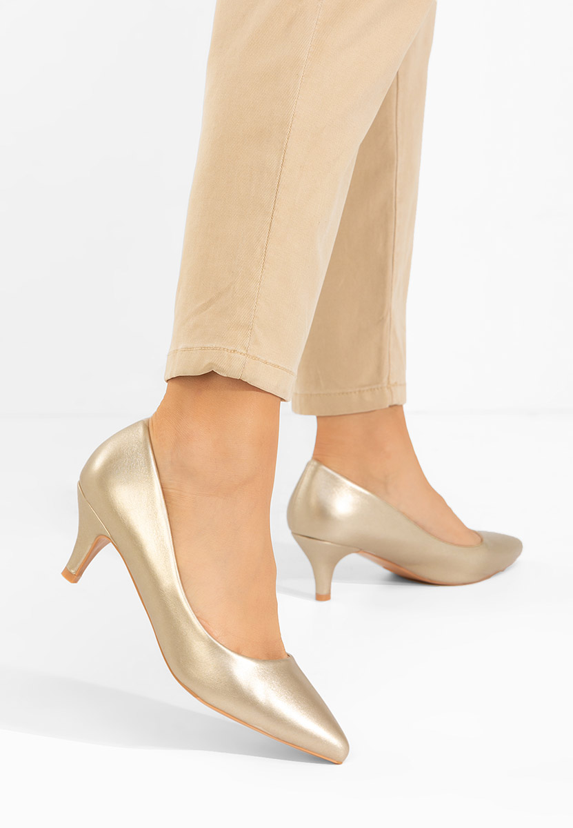 Oбувки на нисък ток Dianea златен