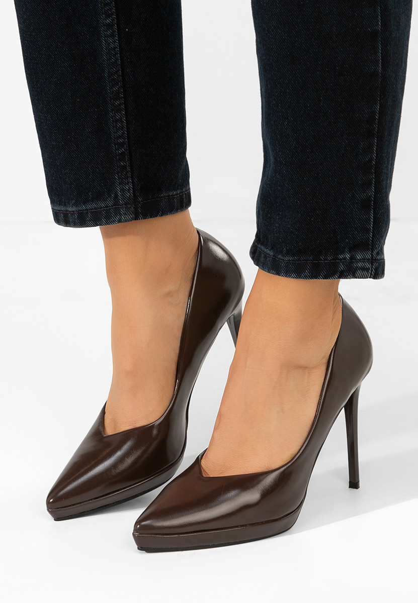 Обувки стилето Reneia кафяв