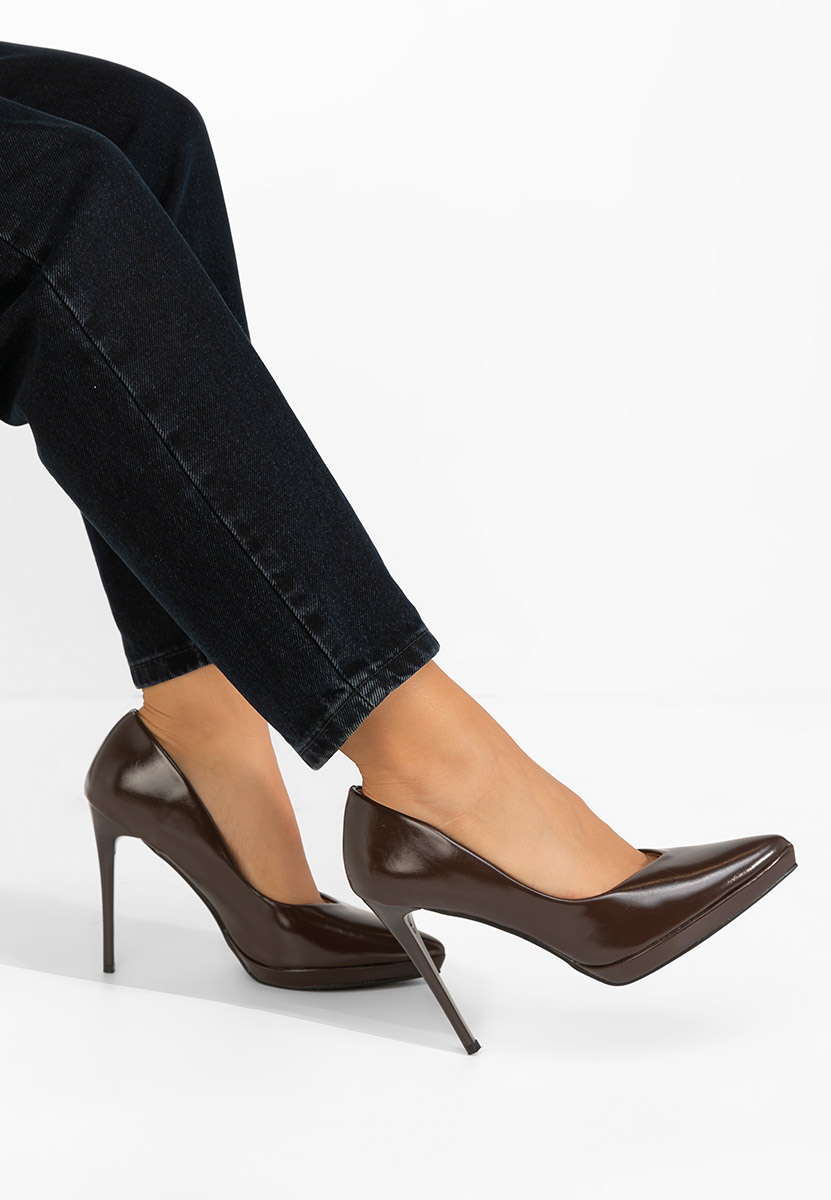 Обувки стилето Reneia кафяв