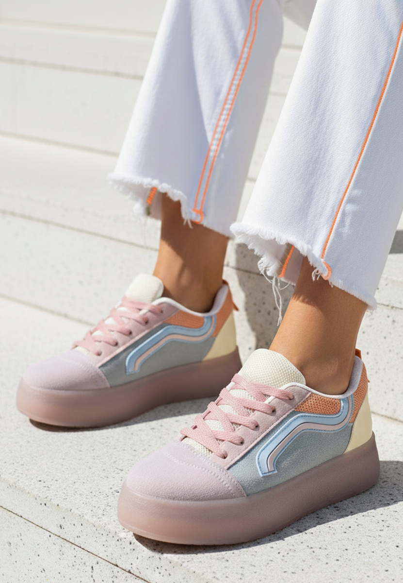 Дамски сникърси Davira лилав