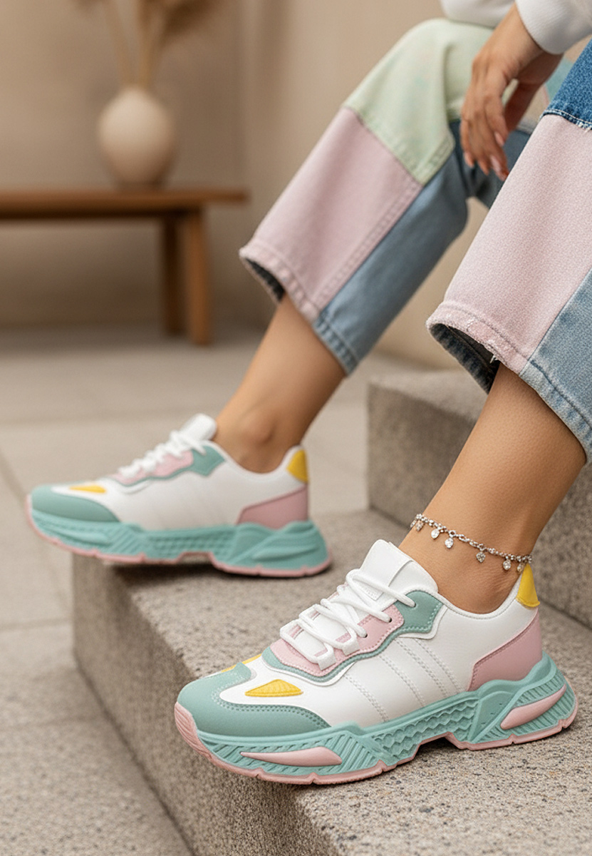 Дамски сникърси Elna многоцветен Дамски сникърси Elna многоцветен