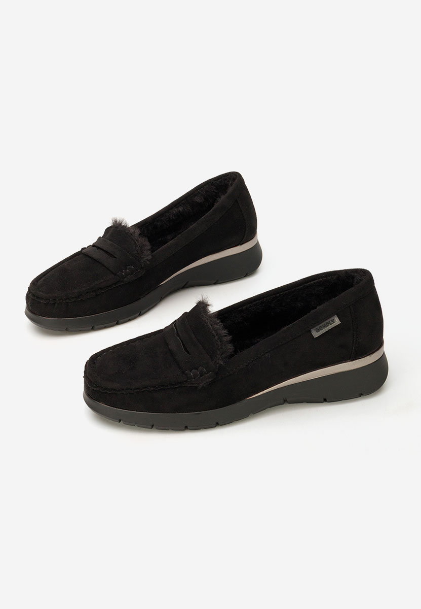 Mокасини на платформа Hazelia черни