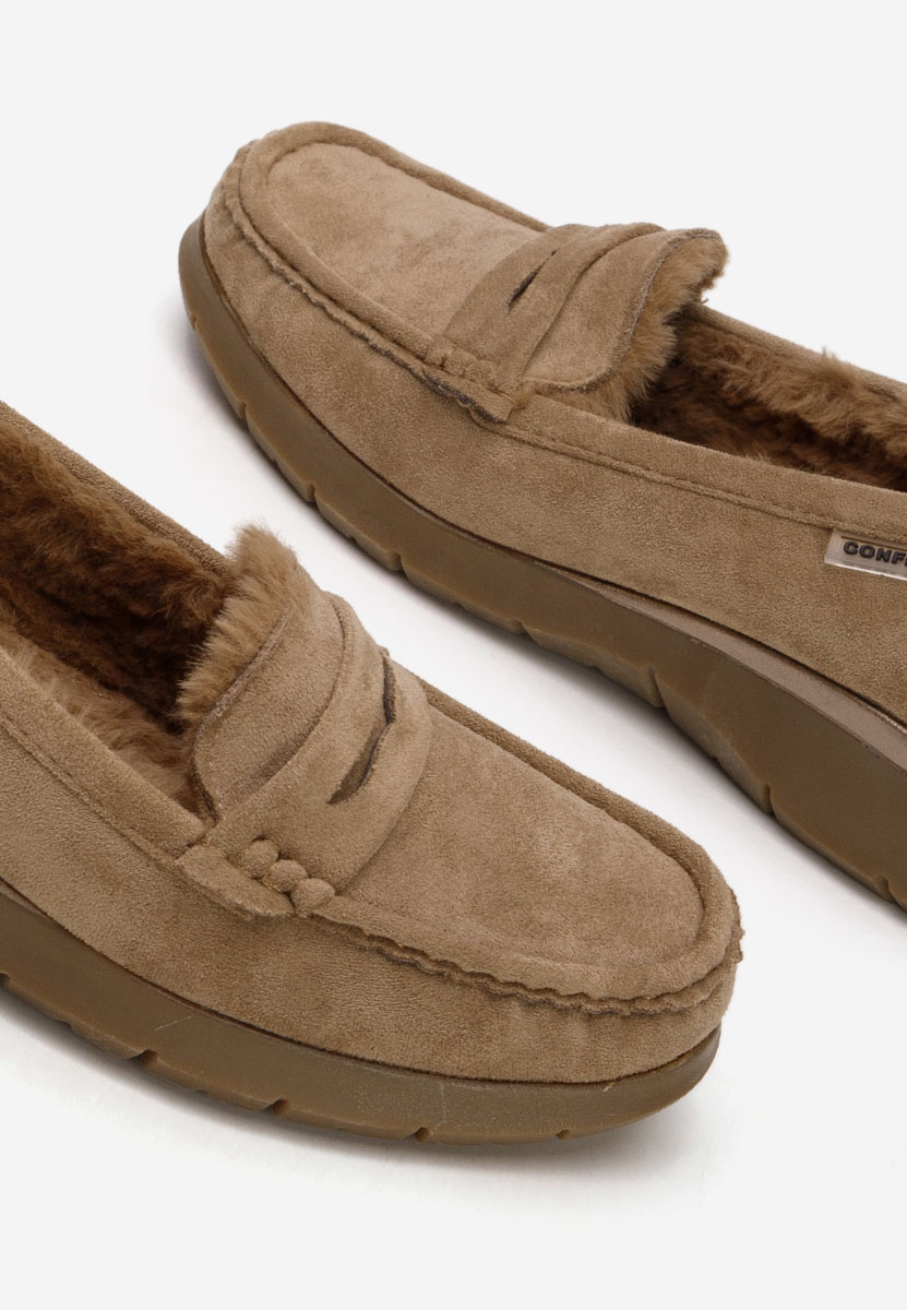 Mокасини на платформа Hazelia каки