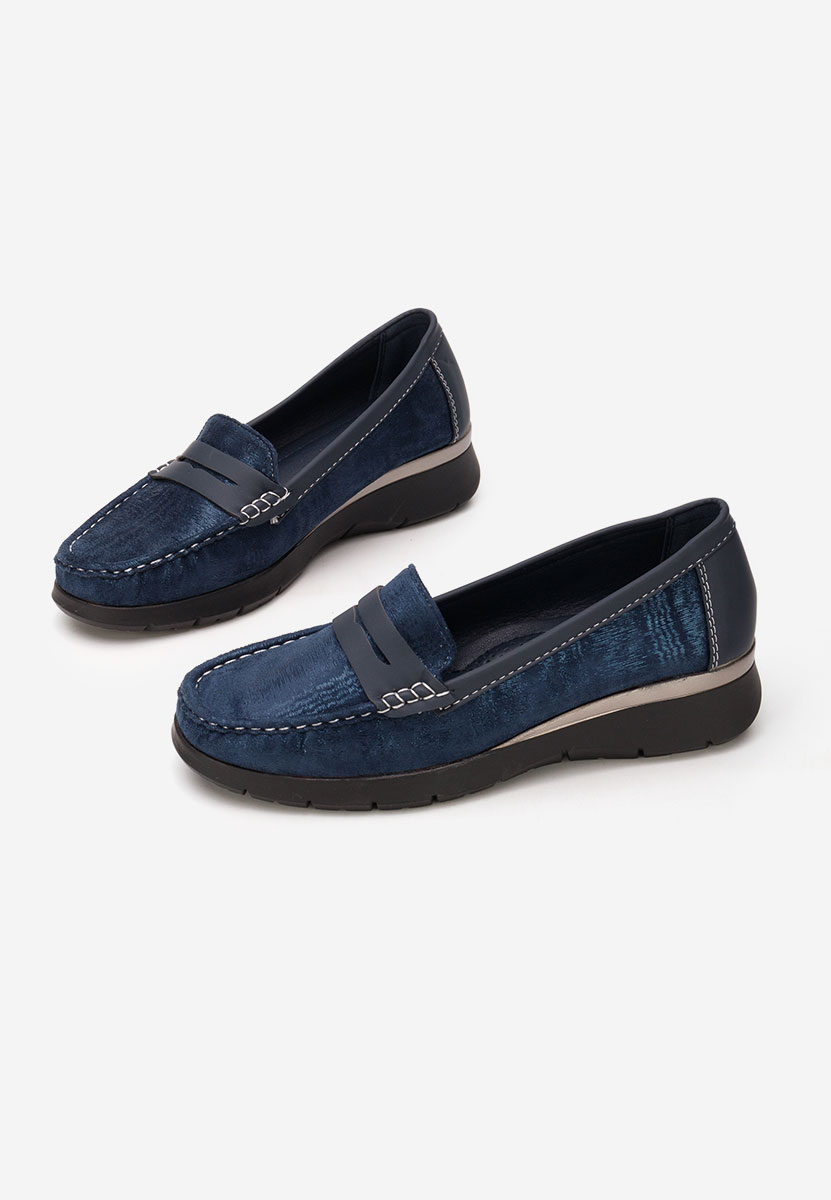 Дамски мокасини Martinea син