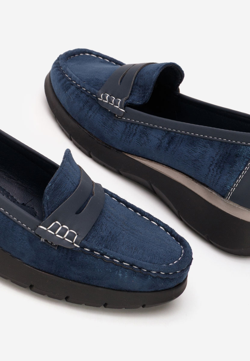 Дамски мокасини Martinea син